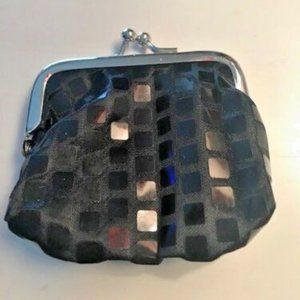 3/$5 Black Kiss Lock Coin Purse